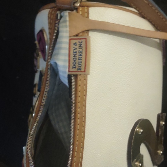 Dooney & Bourke Y2K Lindsay Lohan Colorful Alphabet Accents Barrel Satchel - Picture 12 of 14